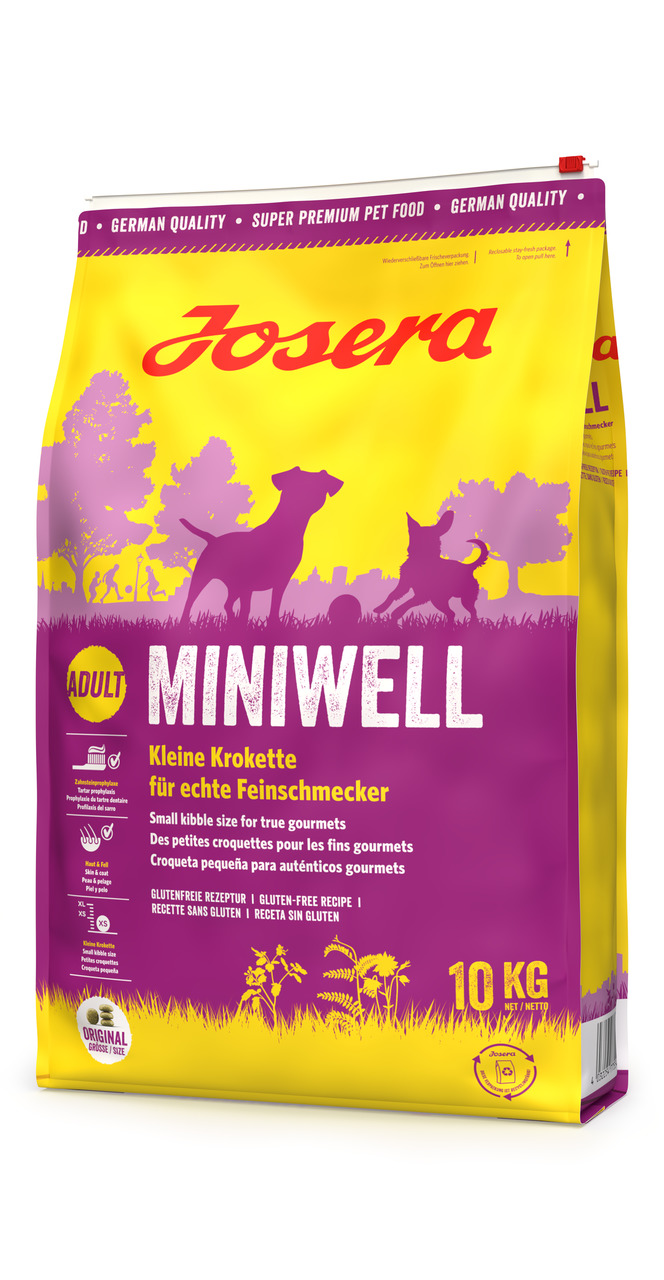 Josera Miniwell 10 Kilogramm Hundetrockenfutter