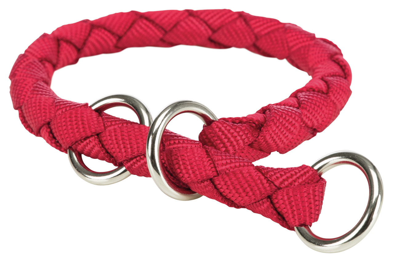 TRIXIE Cavo Zug Stopp Halsband L–XL 52–60 18 mm rot