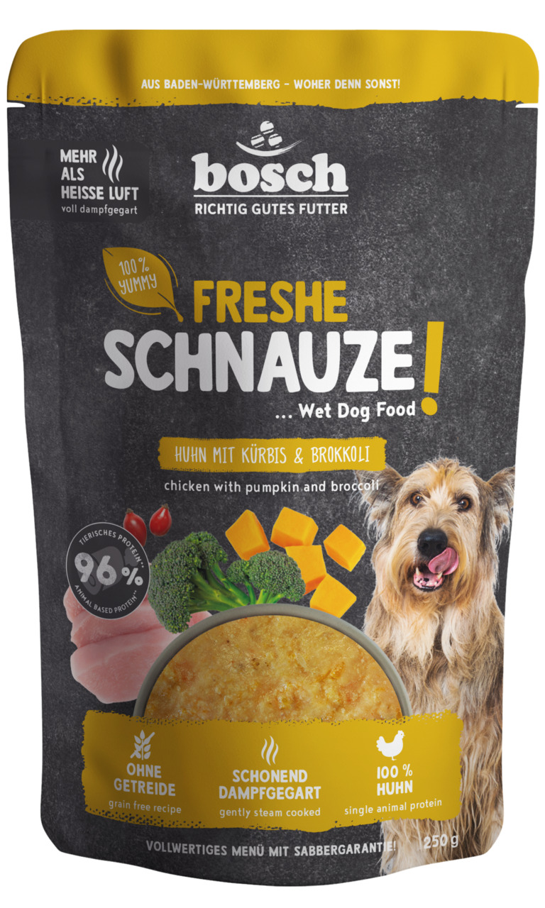 Freshe Schnauze Huhn mit Kürbis & Brokkoli 250 g