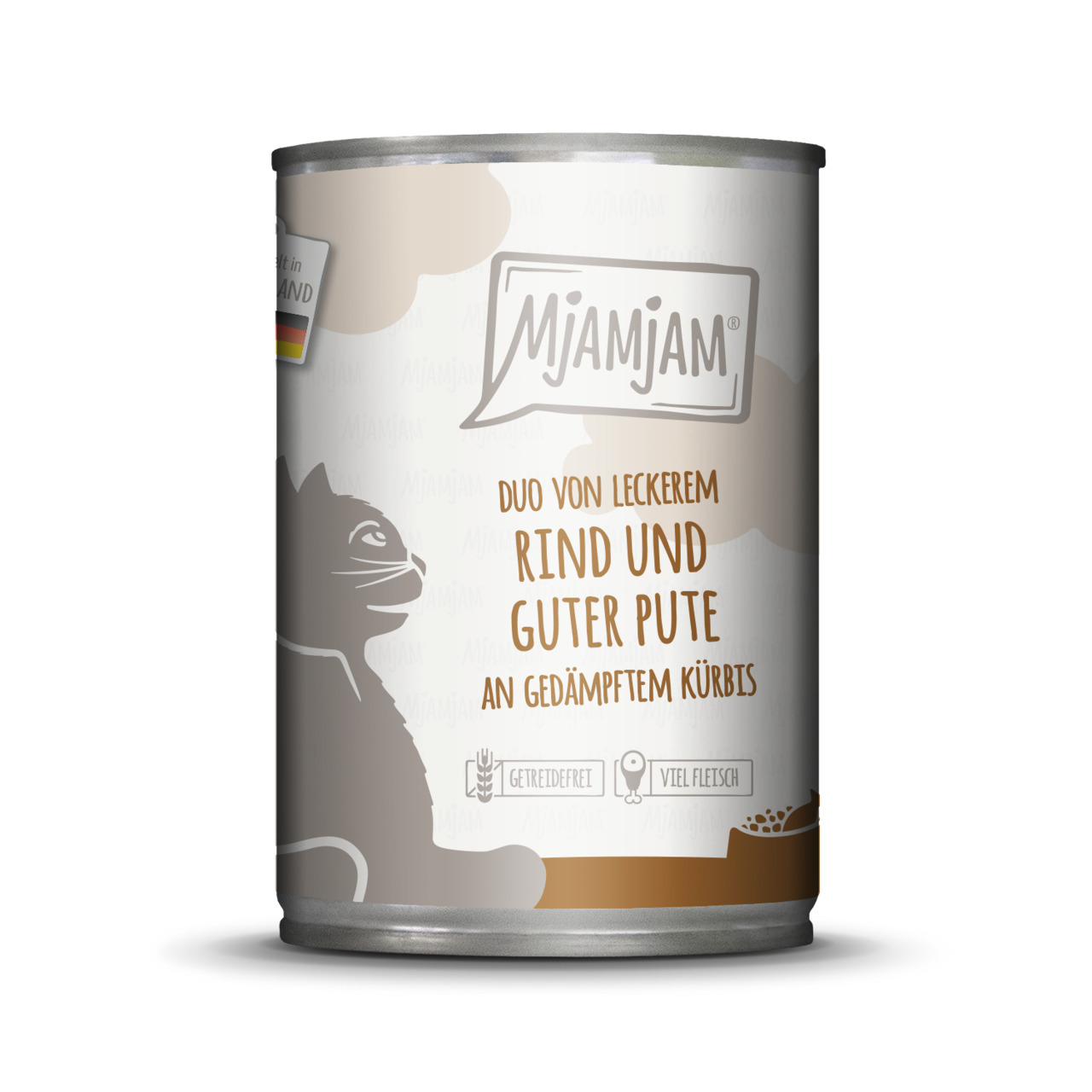 MJAMJAM Katze Duo Rind&Pute + Kürbis 400 Gramm