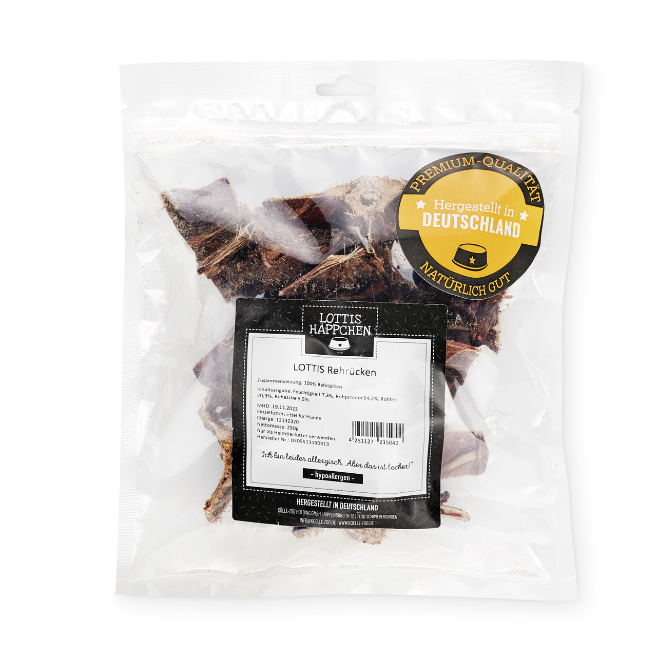 LOTTIS HÄPPCHEN Rehrücken 250 g