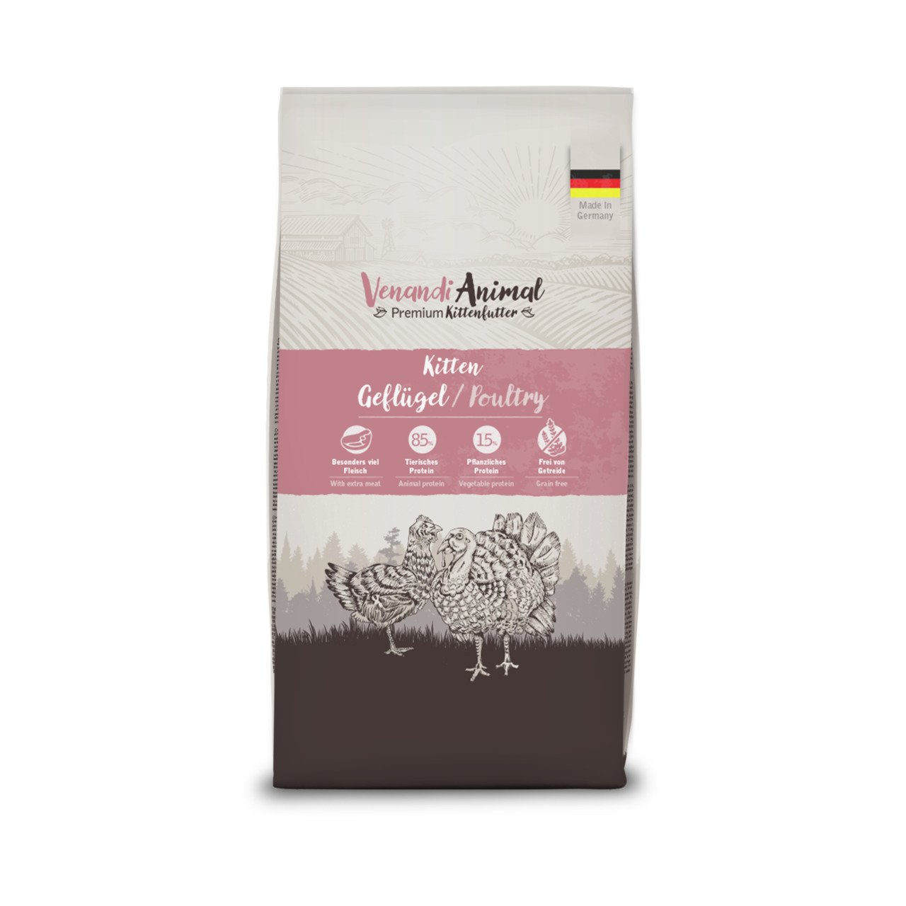 VenandiAnimal Kitten 1,5 Kilogramm Katzentrockenfutter