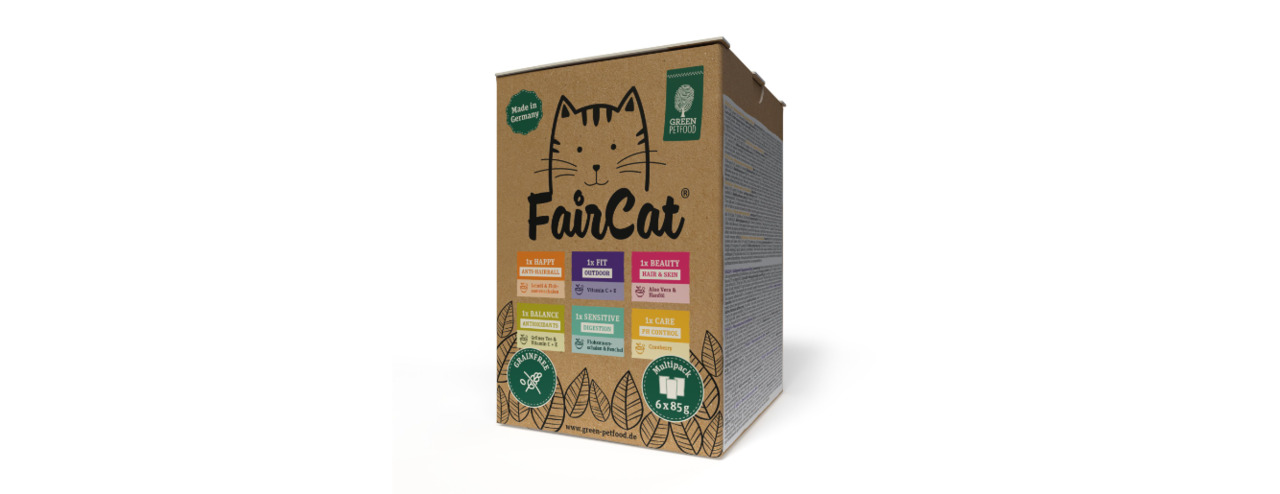 Green Petfood FairCat Multipack 6x85 g