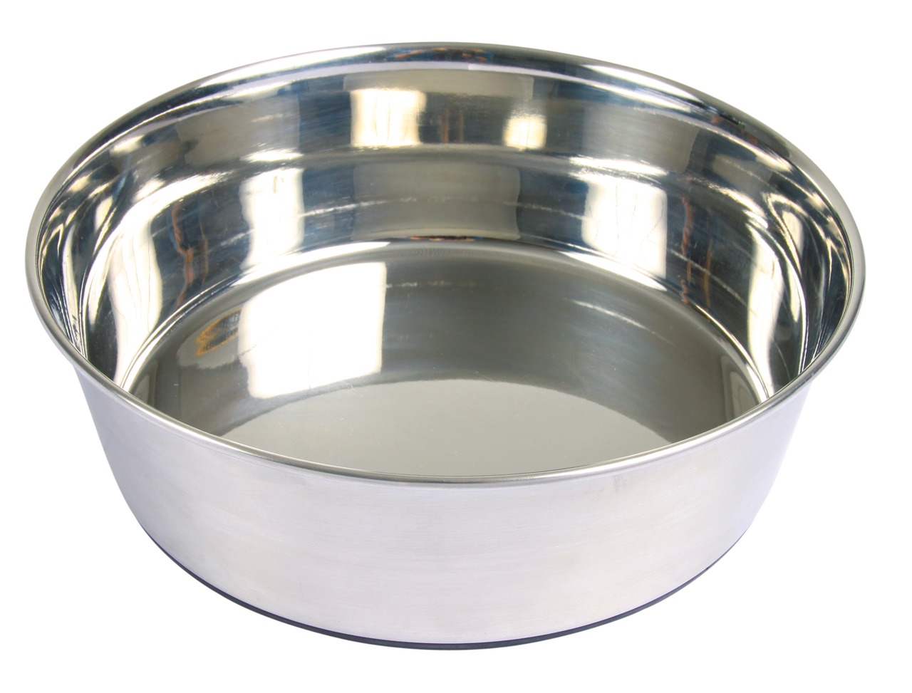 TRIXIE Napf aus Edelstahl mit Gummiboden 0,5 Liter Hundenapf