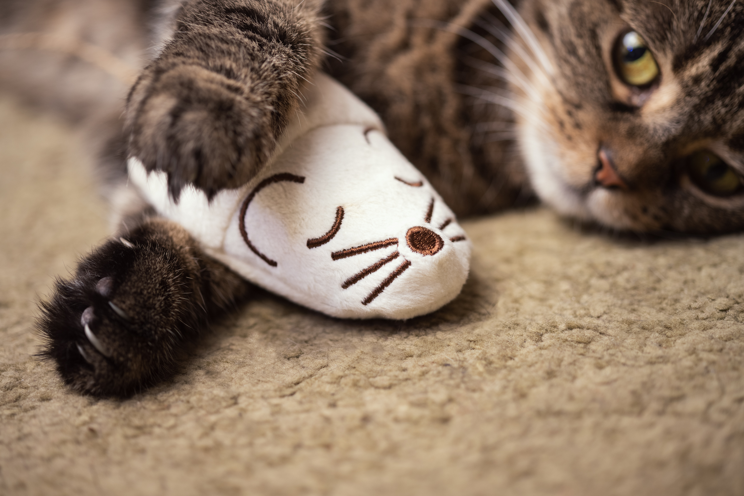 Allpets Katzenkissen Mood Maus Weiss