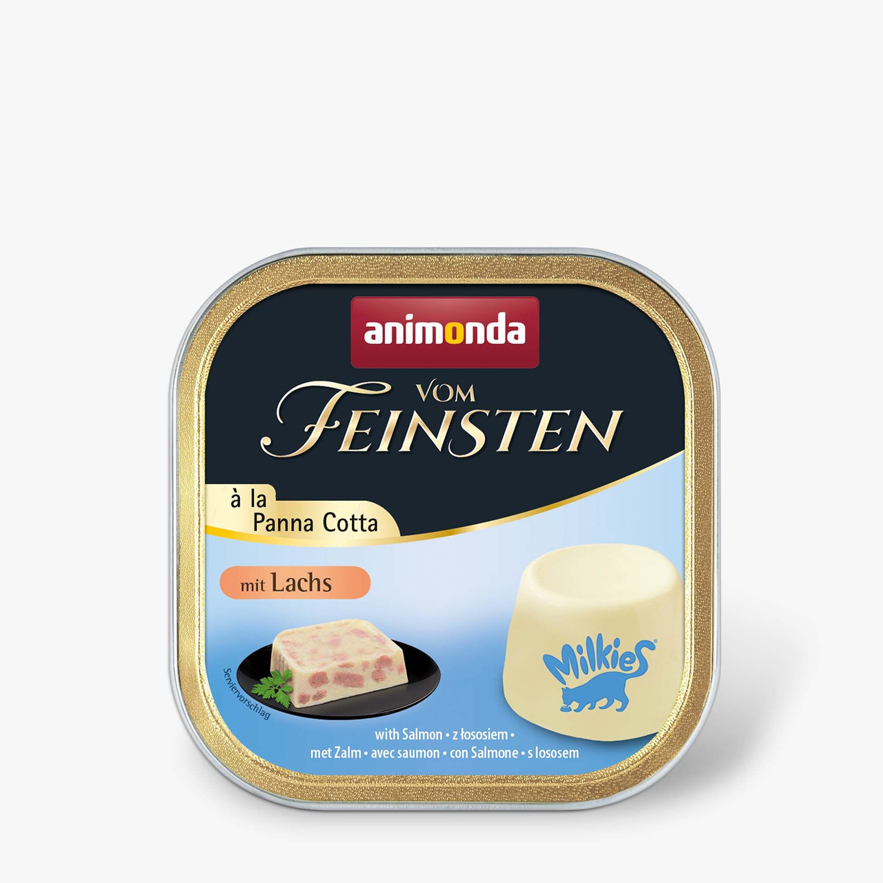 animonda vom Feinsten Adult à la Panna Cotta mit Lachs 100 Gramm Katzennassfutter